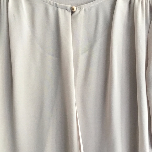 Adorable Long Sleeve Dusty Pink Blouse with Lining - Picture 2 of 5